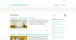 Desktop Screenshot of islampress.de