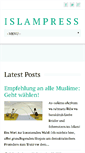 Mobile Screenshot of islampress.de